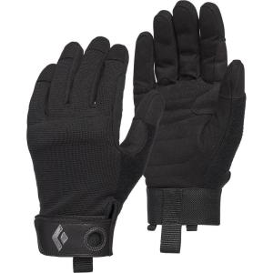 image:imageBLACK DIAMOND Mens Crag Gloves  Breathable Stretch Mesh  Synthetic Leather Palm  Durable Protection for Belaying amp Via FerrataBlack FullFinger