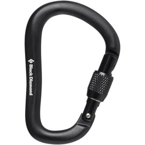 image:imageBLACK DIAMOND RockLock Screwgate or Twistlock Carabiner  HotForged Lightweight  Keylock Nose  Secure Locking Biner for Belaying amp RappellingBlack