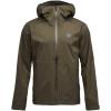 image:imageBLACK DIAMOND Mens Fineline Stretch Shell  BDdry Waterproof Jacket  Stretch Rain Shell  Packable Hiking amp Climbing LayerBasalt