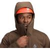 image:imageBLACK DIAMOND Mens Fineline Stretch Shell  BDdry Waterproof Jacket  Stretch Rain Shell  Packable Hiking amp Climbing LayerBasalt
