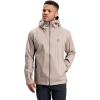 image:imageBLACK DIAMOND Mens Fineline Stretch Shell  BDdry Waterproof Jacket  Stretch Rain Shell  Packable Hiking amp Climbing LayerMoonstone
