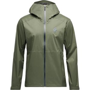 image:imageBLACK DIAMOND Mens Fineline Stretch Shell  BDdry Waterproof Jacket  Stretch Rain Shell  Packable Hiking amp Climbing LayerTundra