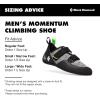image:imageBLACK DIAMOND Mens Momentum Rock Climbing Shoes  Engineered Knit Upper  43mm Rubber Outsole  Supportive Fit for Gym amp Outdoor ClimbingBlackanthracite Strap