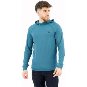 image:imageBLACK DIAMOND Mens Alpenglow Hoody  UPF Sun Protection  Lightweight Stretch Fabric  Breathable for Climbing amp Hiking GearCreek Blue