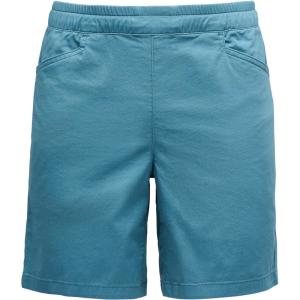image:imageBLACK DIAMOND Mens Notion Shorts  Stretch Organic Cotton Climbing Fit Elastic Waist Drawcord Durable Gym amp Crag WearCreek Blue