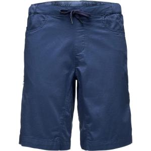 image:imageBLACK DIAMOND Mens Notion Shorts  Stretch Organic Cotton Climbing Fit Elastic Waist Drawcord Durable Gym amp Crag WearInk Blue