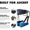 image:imageBLACK DIAMOND Kids Momentum Rock Climbing Harness  Adjustable Waist amp Leg Loops  For Indoor amp Outdoor ClimbingBlack