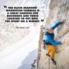 image:imageBLACK DIAMOND Mens Momentum Rock Climbing Harness  Dual Core Construction  Adjustable Waist amp Leg LoopsKingfisher