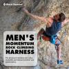 image:imageBLACK DIAMOND Mens Momentum Rock Climbing Harness  Dual Core Construction  Adjustable Waist amp Leg LoopsKingfisher Package 10