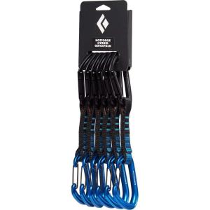 image:imageBLACK DIAMOND HotForge Hybrid Quickdraw  Keylock Top amp Wiregate Bottom  Durable Dogbone  Sport amp Trad Rock Climbing DrawBlue 6Pack