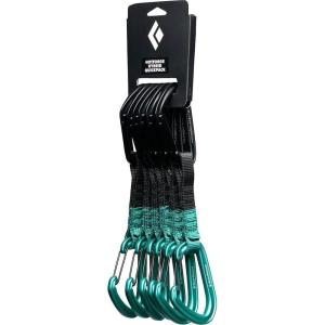 image:imageBLACK DIAMOND HotForge Hybrid Quickdraw  Keylock Top amp Wiregate Bottom  Durable Dogbone  Sport amp Trad Rock Climbing DrawClean Green 6Pack