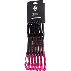 image:imageBLACK DIAMOND HotForge Hybrid Quickdraw  Keylock Top amp Wiregate Bottom  Durable Dogbone  Sport amp Trad Rock Climbing DrawUltra Pink 6Pack