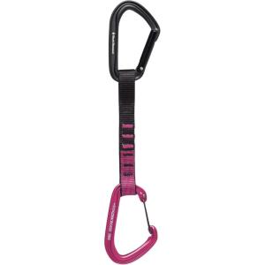image:imageBLACK DIAMOND HotForge Hybrid Quickdraw  Keylock Top amp Wiregate Bottom  Durable Dogbone  Sport amp Trad Rock Climbing DrawUltra Pink Single