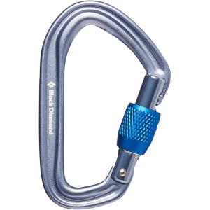 image:imageBLACK DIAMOND HotForge Screwgate Carabiner  Lightweight Aluminum Locking Carabiners  for Rock Climbing Mountaineering Camping OutdoorGray Single
