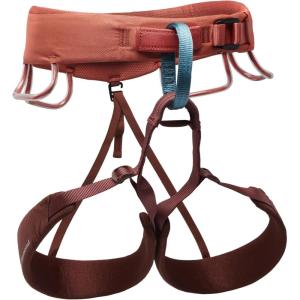 image:imageBLACK DIAMOND Womens Momentum Rock Climbing Harness  Dual Core Construction  Adjustable Waist amp Leg LoopsBaja Sunrise