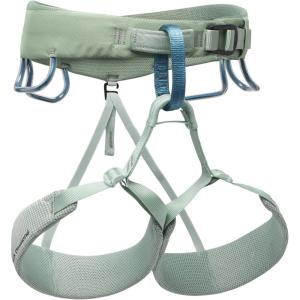 image:imageBLACK DIAMOND Womens Momentum Rock Climbing Harness  Dual Core Construction  Adjustable Waist amp Leg LoopsDesert Sage