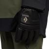 image:imageBLACK DIAMOND Mens Spark Gloves  BDDry Waterproof Insert  Primaloft Gold Insulation  Durable Goat Leather Shell Ski amp Snow GlovesBlack  Black