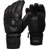 image:imageBLACK DIAMOND Mens Spark Gloves  BDDry Waterproof Insert  Primaloft Gold Insulation  Durable Goat Leather Shell Ski amp Snow GlovesBlack  Black