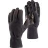 image:imageBLACK DIAMOND Midweight Windbloc Fleece Gloves  Windproof Polartec Fleece  Goat Leather Palm  Touchscreen CompatibleBlack