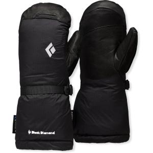 image:imageBLACK DIAMOND Absolute Mitts  Waterproof BDdry Insert  Removable HighLoft Fleece Liner  Durable Expedition MittensBlack