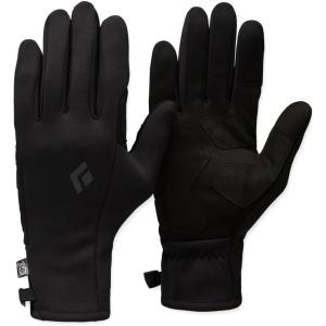 image:imageBLACK DIAMOND Heavyweight ScreenTap Liners  Touchscreen Compatible  Fleece Liner with Synthetic Suede Palm  for Hiking Running amp Winter UseBlack 20