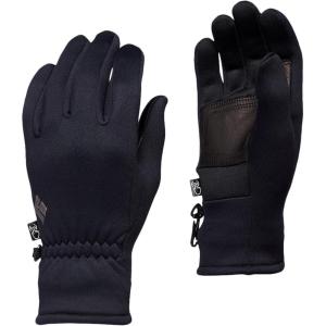 image:imageBLACK DIAMOND Heavyweight ScreenTap Liners  Touchscreen Compatible  Fleece Liner with Synthetic Suede Palm  for Hiking Running amp Winter UseBlack
