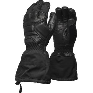 image:imageBLACK DIAMOND Mens Guide SkiSnow Gloves  Premium Leather Shell  Waterproof amp Insulated  Includes GoreTEX Insert Plus Warm Technology amp Goat Leather PalmBlack 20 5 Finger Gloves