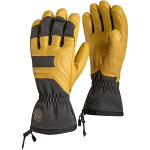 image:imageBLACK DIAMOND Mens Patrol Gloves  Waterproof amp Breathable  PrimaLoft Gold Insulation  Durable Leather Ski amp Snow GlovesBeeswax 20