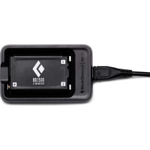 image:imageBLACK DIAMOND BD 1500 Battery  LithiumIon Rechargeable Power Cell  MicroUSB Charger Compatible  LongLasting Headlamp Power Source Battery  ChargerBattery  Charger