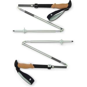 image:imageBLACK DIAMOND Pursuit Trekking Poles Pair  Natural Cork Grips  FlickLock Adjustable Aluminum Shafts  Ergonomic Poles for Hiking amp BackpackingBlackFoam Green FLZFolding