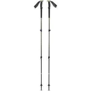 image:imageBLACK DIAMOND Trail Trekking Poles Pair  Lightweight Aluminum Hiking Poles  Natural Cork or Foam Grips  FlickLock Adjustable Shafts for AllSeason StabilityPine Smoke