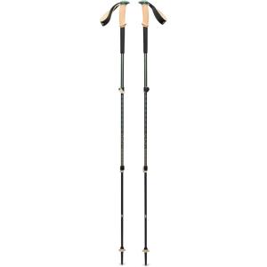 image:imageBLACK DIAMOND Trail Trekking Poles Pair  Lightweight Aluminum Hiking Poles  Natural Cork or Foam Grips  FlickLock Adjustable Shafts for AllSeason StabilityLaurel Green
