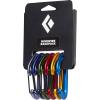 image:imageBlack Diamond MiniWire Rackpack  Ultralight Wiregate Carabiners  ColorCoded  Essential Rack for Trad Climbing