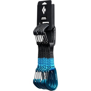 image:imageBLACK DIAMOND HotWire Quickpack 12cm  6Pack Wiregate Quickdraws  Durable Dogbones  Lightweight Draws for Sport amp Trad Rock Climbing  Desert Sky
